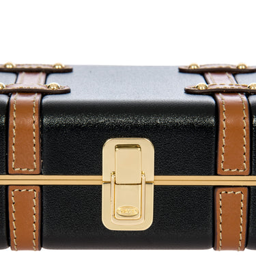 Brics Bellagio - Umhängetasche 20 cm recycelt (black/tan) - Markenkoffer