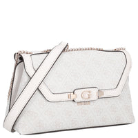 Guess Lindsey XBody Flap - Umhängetasche 27 cm (bone logo) - Ansicht 5