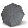 Knirps T.200 M Duomatic - Taschenschirm Regenschirm (check grey)