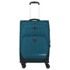 Travelite Kick Off - 4-Wheel Trolley M 67 cm expandable (petrol)