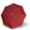 Knirps T.200 M Duomatic - Taschenschirm Regenschirm (dot art red)