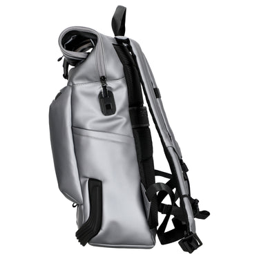 Piquadro Roll Top - Fahrradrucksack 15.6" 47 cm (silber/schwarz) - Ansicht 3