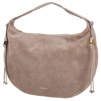 Coccinelle Thess Suede Bim - Shoulder Bag 45 cm (warm taupe)
