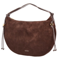 Coccinelle Thess Suede Bim - Shoulder Bag 45 cm (brunette/brunet)