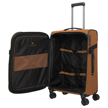 Travelite Briize - 4-Rollen Trolley Set 3tlg. S/M erw./L erw. (curry) - Ansicht 4
