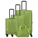 Travelite Corsiica - 4-Rollen-Trolley Set 4tlg. erw. (fresh green) - Ansicht 2