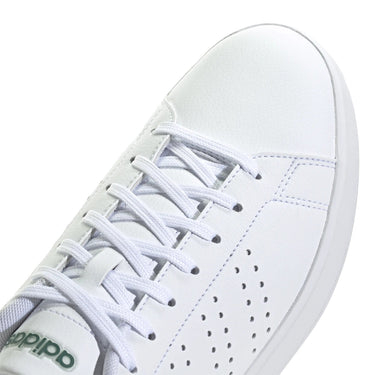 adidas Advantage 2.0 Sneaker - Men Schuh (ftwr white/core black/collegiate green, 42 2/3) - Markenkoffer