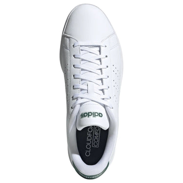 adidas Advantage 2.0 Sneaker - Men Schuh (ftwr white/core black/collegiate green, 42 2/3) - Markenkoffer
