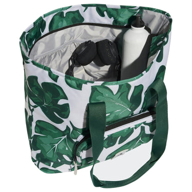 adidas Leaf Print Women - Tragetasche (orbit grey/collegiate green/green/semi court green) - Markenkoffer