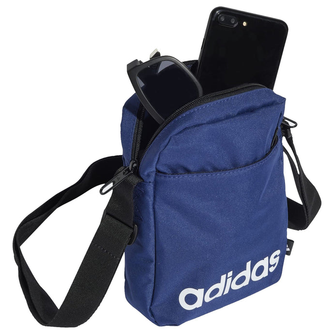 In6128 adidas Linear Organizer Umhängetasche 20 cm - Dunkelblau – Markenkoffer