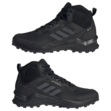 adidas Terrex AX4 Mid GTX Men - Wanderschuh (cblack/carbon/grefou, 45 1/3) - Markenkoffer
