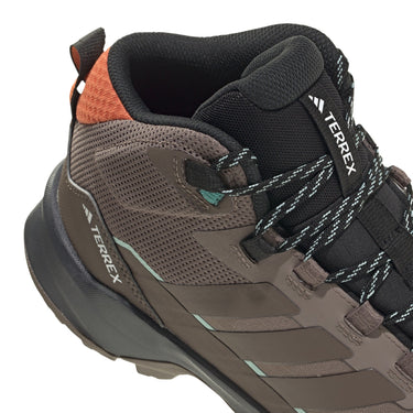 adidas Women Terrex Skychaser AX5 Mid Gore - Tex - Wanderschuhe (trace brown/earth strata/semi impact orange, 38) - Markenkoffer