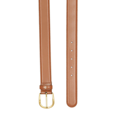 Aigner Basic Belt - Gürtel 35 mm S - Schließe (cognac, 100) - Markenkoffer