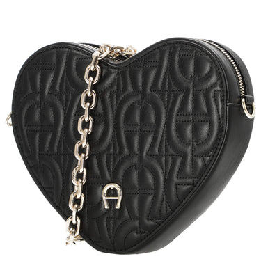 Aigner Fashion - Schultertasche 19 cm (black) - Markenkoffer