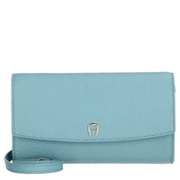 Aigner Wallet on Chain - Geldbörse 14cc 21.5 cm RFID (aquamarine blue) - Markenkoffer