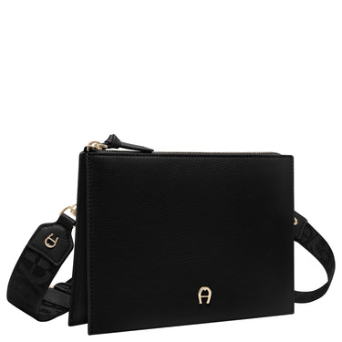 Aigner Zita - Umhängetasche 23 cm (black/gold) - Markenkoffer