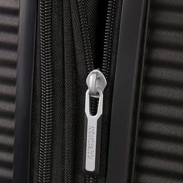 American Tourister Soundbox - 4 - Rollen - Kabinentrolley 55 cm erw. (schwarz) - Markenkoffer