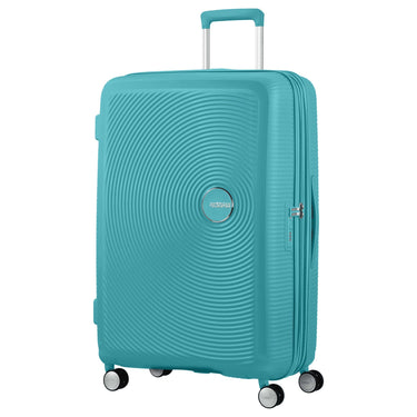 American Tourister Soundbox - 4 - Rollen - Trolley 77 cm erw. (türkis) - Markenkoffer