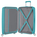 American Tourister Soundbox - 4-Rollen-Trolley 77 cm erw. (türkis) - Ansicht 5