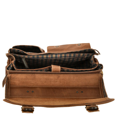 aunts & uncles Hunter Jack - Aktentasche 17" (vintage tan) - Markenkoffer