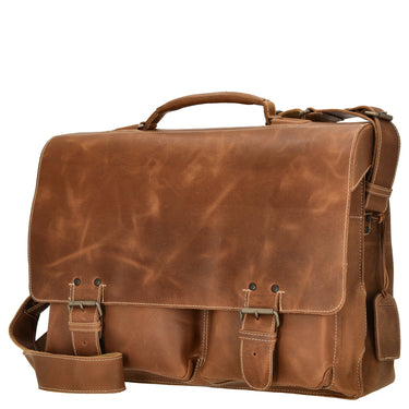 aunts & uncles Hunter Jack - Aktentasche 17" (vintage tan) - Markenkoffer