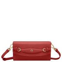 Aigner Cavallo Wallet on Strap - Umhängetasche/Geldbörse 6cc 21 cm (burnt red)