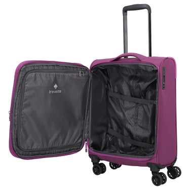 Travelite Corsiica - 4-Rollen-Kabinentrolley S 55 cm erw. (pink) - Ansicht 8