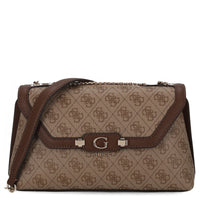Guess Lindsey XBody Flap - Shoulder Bag 27 cm (latte logo)