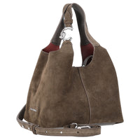 Coccinelle C-Easy Suede - Henkeltasche S 20 cm (fango/fango) - Ansicht 5