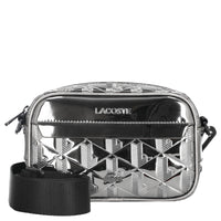 Lacoste The Blend - Shoulder Bag 19 cm (silber schwarz)