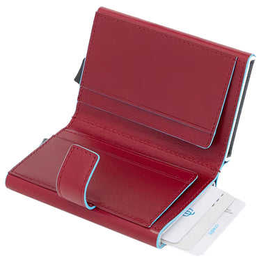 Piquadro Blue Square - Credit Card Holder 10cc 10 cm RFID (Color: red)