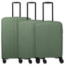 Travelite Air Stripe - 4-Rollen-Trolley Set 3 tlg. (green)
