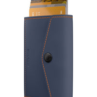 Secrid Envelope Matte - Wallet 8cc 10.2 cm RFID (night blue-orange)
