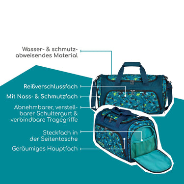 Neoxx MOVE - Sporttasche 43.5 cm (Petrol extreme) - Ansicht 5