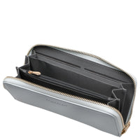 Seidenfelt Smilla - Damen- Geldbörse 19 cm (sea salt blue)