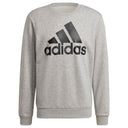 adidas Essentials Big Logo Sweatshirt - Pullover (grey/black, S) - Markenkoffer