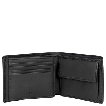 BOSS Arezzo 8cc - Herrengeldbörse Leder 12 cm (black) - Markenkoffer