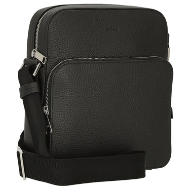 BOSS Crosstown - Umhängetasche Leder 26 cm (schwarz) - Markenkoffer
