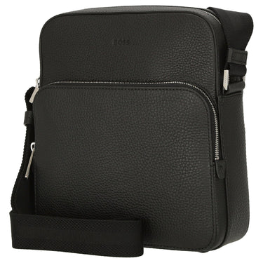 BOSS Crosstown - Umhängetasche Leder 26 cm (schwarz) - Markenkoffer