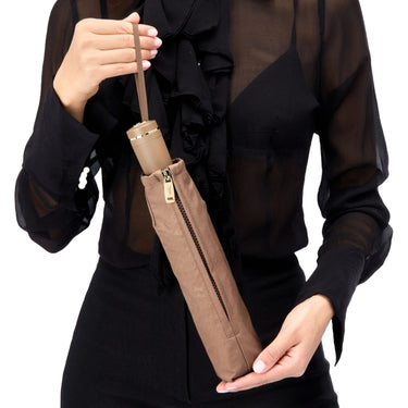 BOSS Double B - Taschenschirm Regenschirm (camel) - Markenkoffer