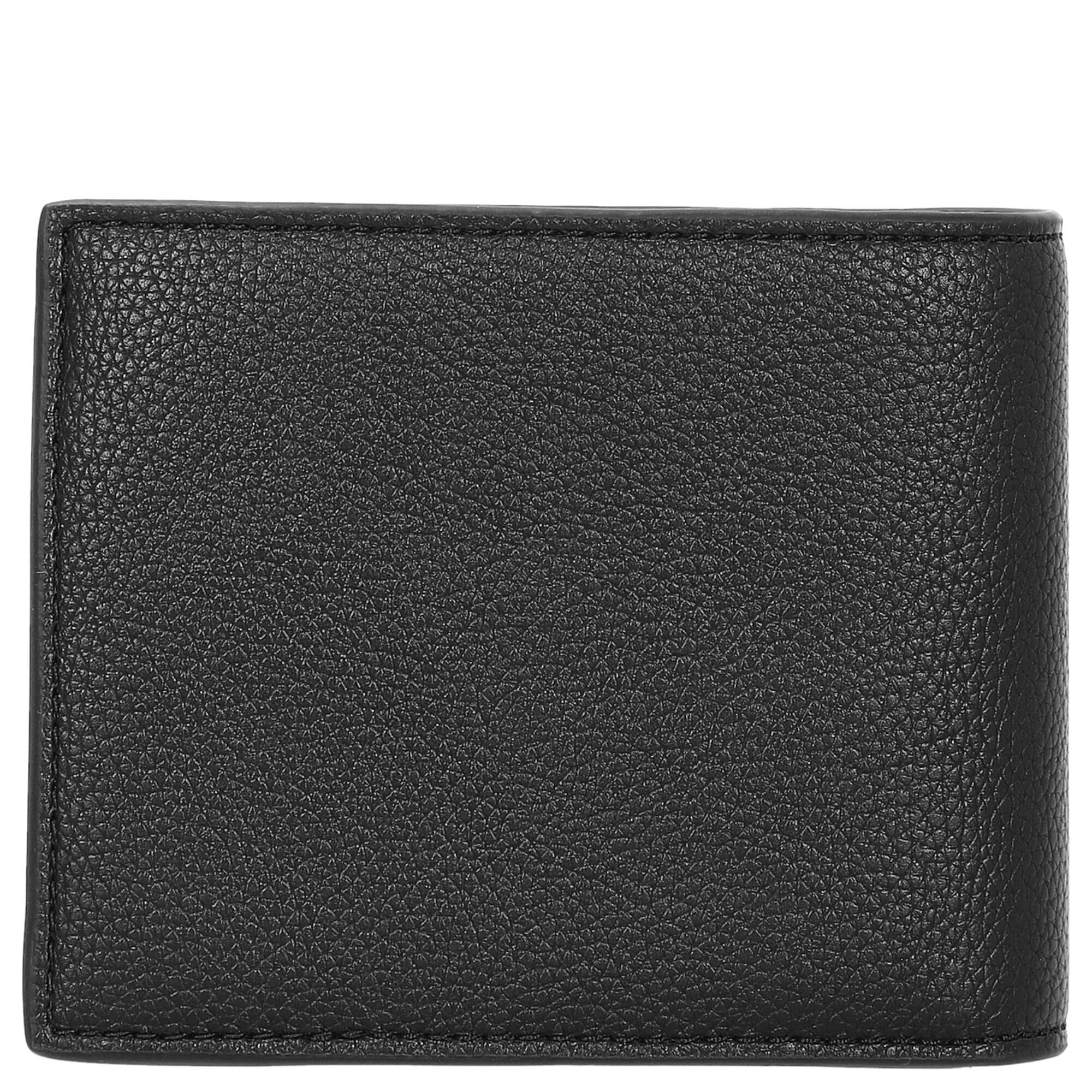 BOSS Ray Logo Grained Leather Wallet in Black for Men BOSS Ray Logo Grained Leather Wallet in Black for Men