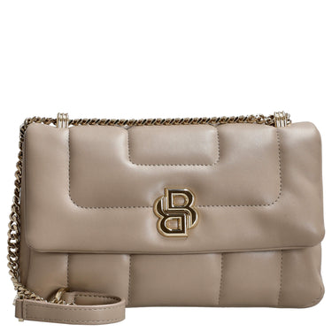 BOSS Women's B Icon - Schultertasche M 24.5 cm (light beige) - Markenkoffer