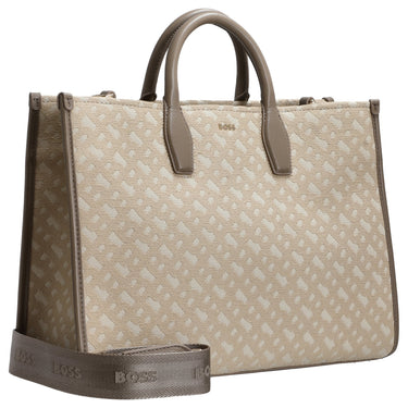 BOSS Women's Sandy - Medium Tote 36 cm (light beige) - Markenkoffer