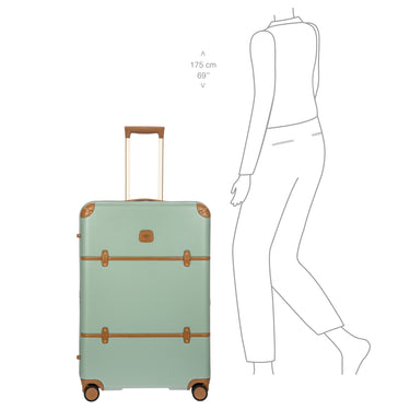 Brics Bellagio - 4 - Rollen - Trolley L 76 cm erw. (eucalyptus) - Markenkoffer