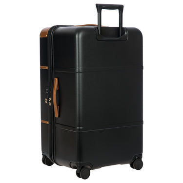 Brics Bellagio Trunk - 4 - Rollen - Trolley 80 cm recycelt (black/tan) - Markenkoffer