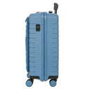 Brics BY Ulisse - 4 - Rollen - Kabinentrolley mit Vortasche 55 cm erw. USB (grey blue) - Markenkoffer