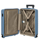 Brics BY Ulisse - 4 - Rollen - Kabinentrolley mit Vortasche 55 cm erw. USB (grey blue) - Markenkoffer