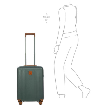 Brics Ferrara - 4 - Rollen - Kabinentrolley S 55 cm (green) - Markenkoffer