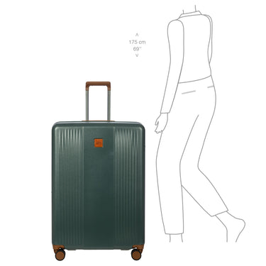 Brics Ferrara - 4 - Rollen - Trolley L 77 cm erw. (green) - Markenkoffer