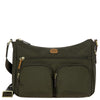 Brics X-Bag Shopper M - Schultertasche 34 cm (olive)